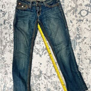 True Religion Dark Blue Straight Leg Jeans